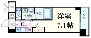 S-RESIDENCE新大阪Gardenの物件間取画像